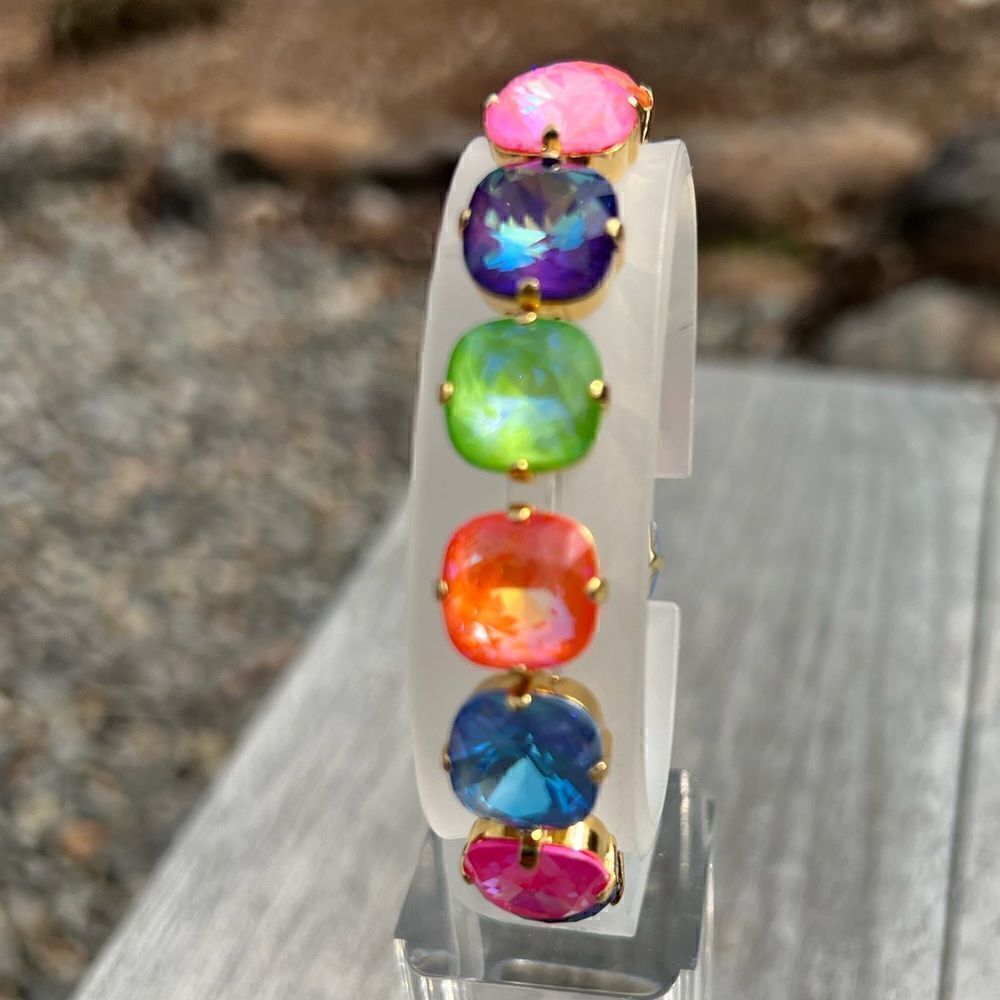 Handcrafted bracelet with Swarovski crystal - Picture 5 of 5